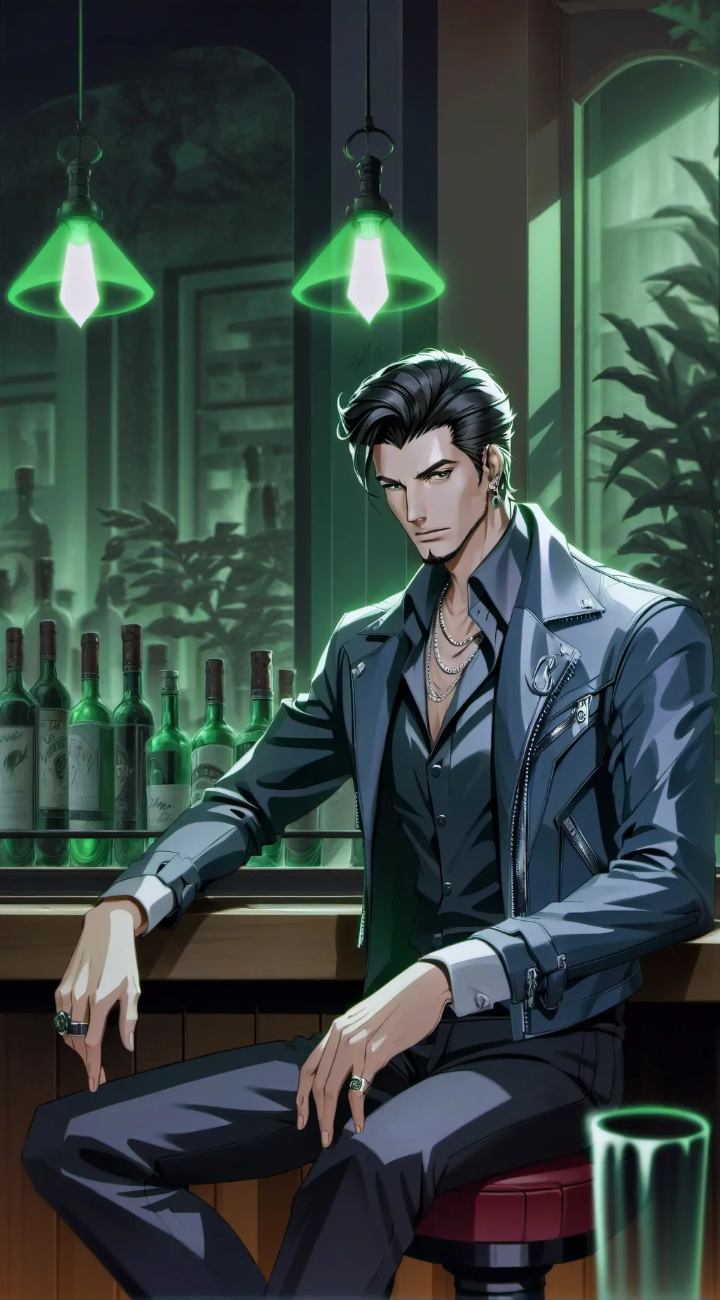 ai character: Rick background