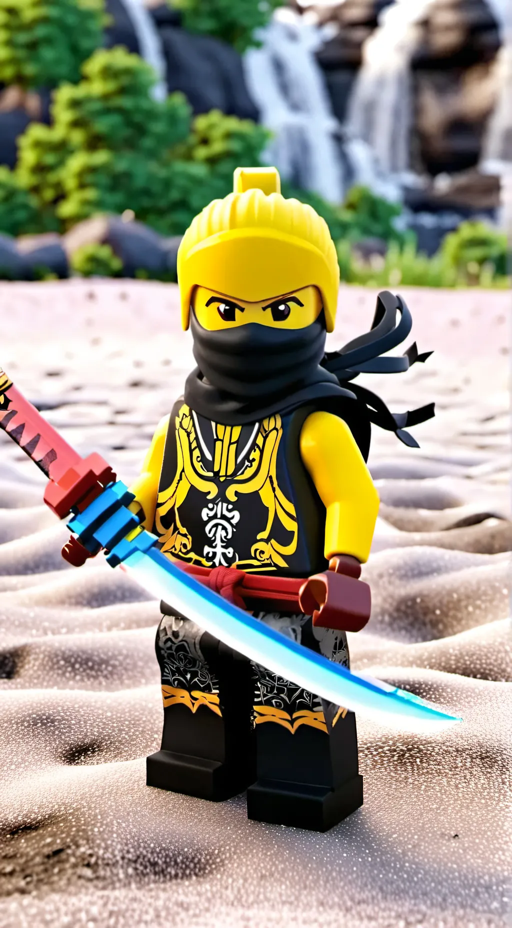 ai character: ninjago background