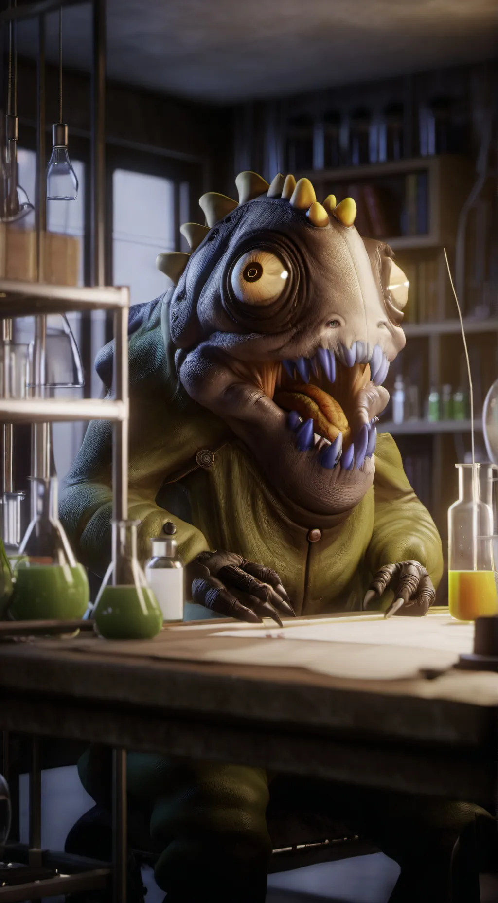 ai character: zirus  background