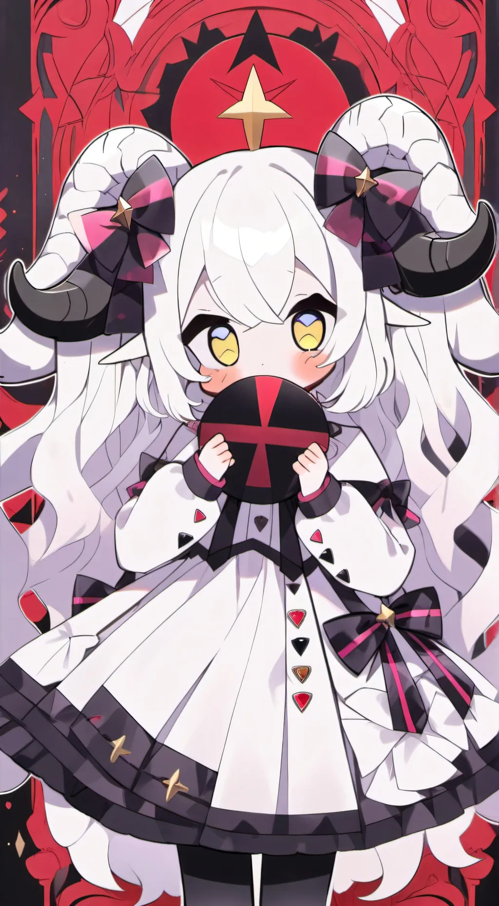 ai character: Wollysheep☆ background