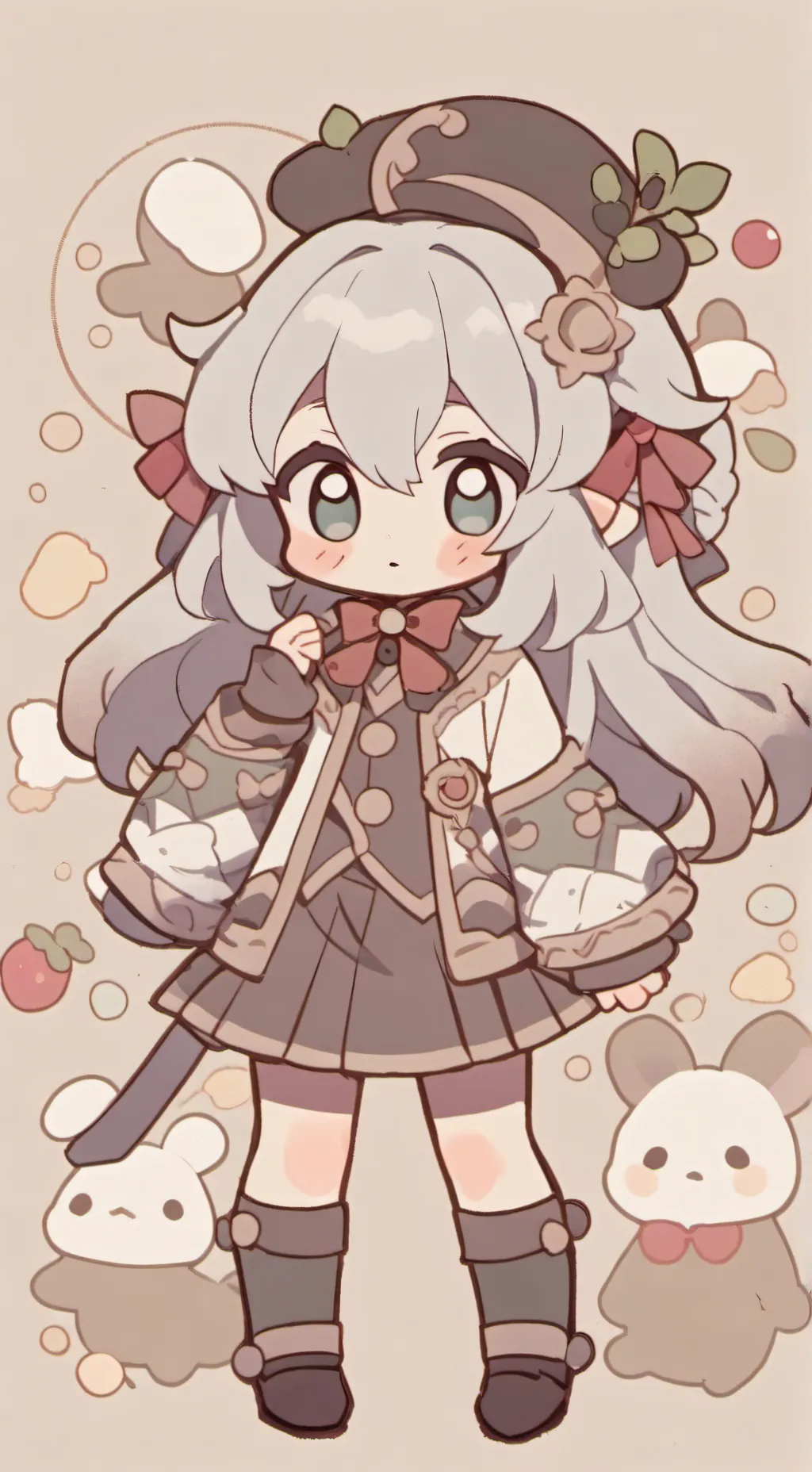 ai character: sprout español background