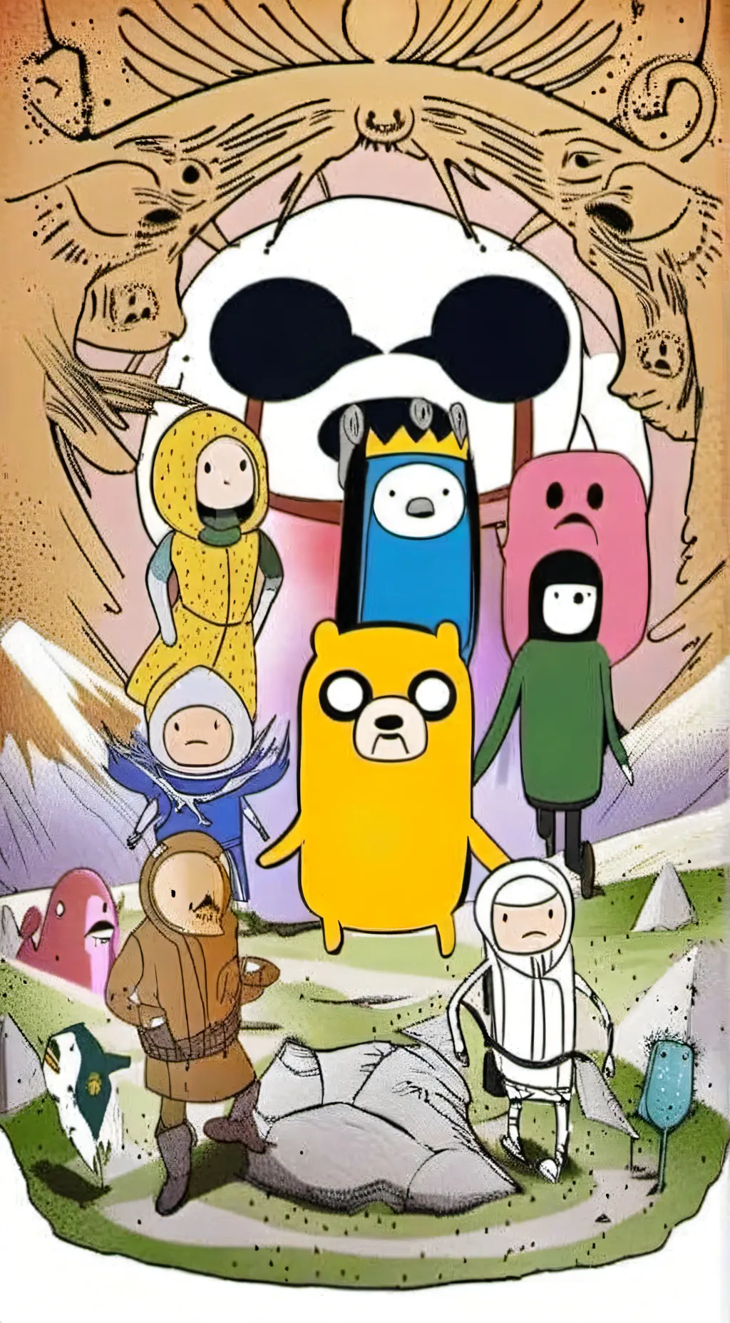 ai character: Aventure Time🌳 background