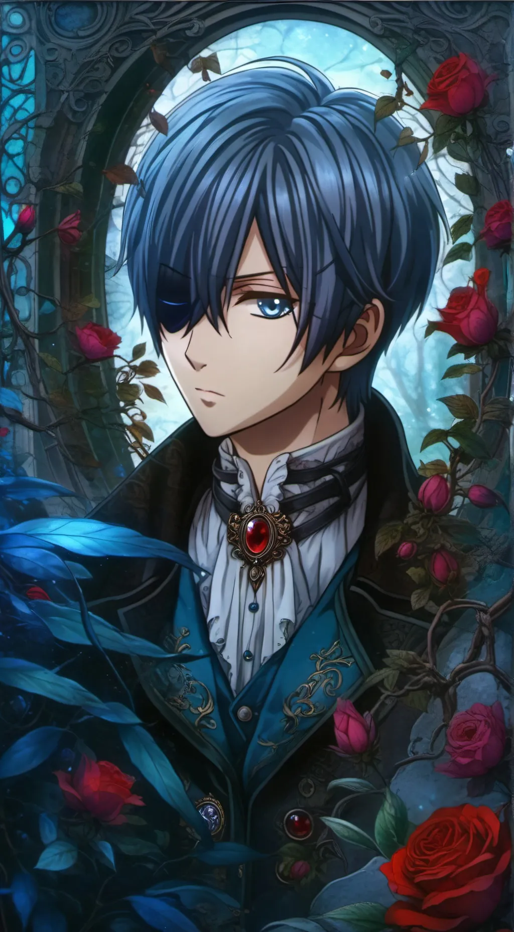 ai character: ciel phantomive background