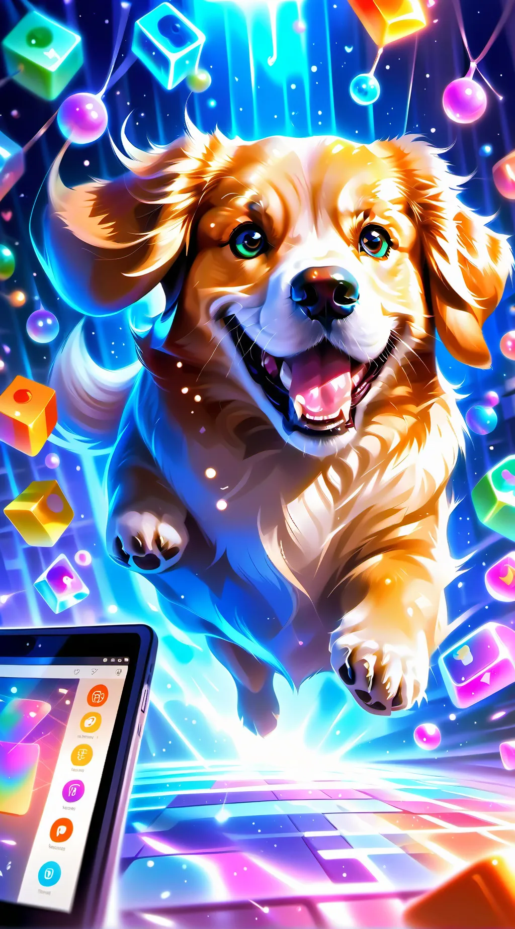 ai character: Hashtag background