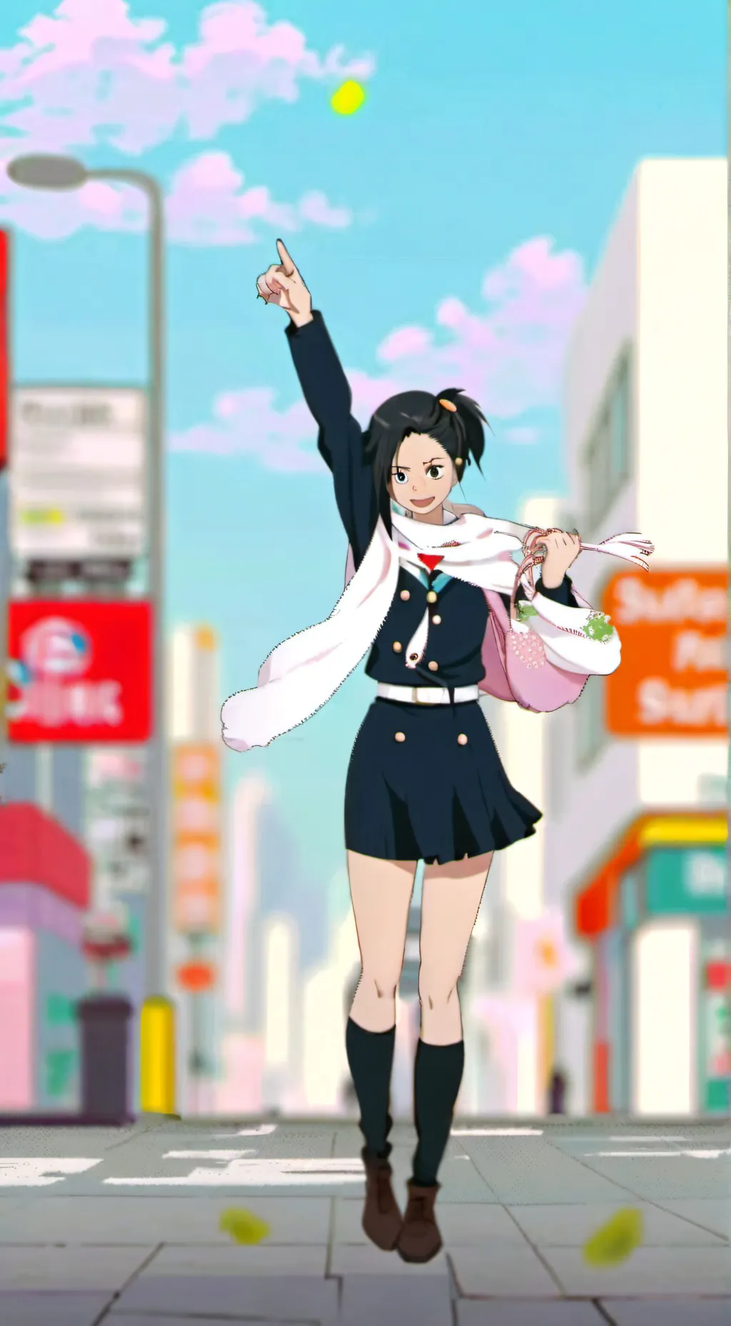 ai character: Momo background