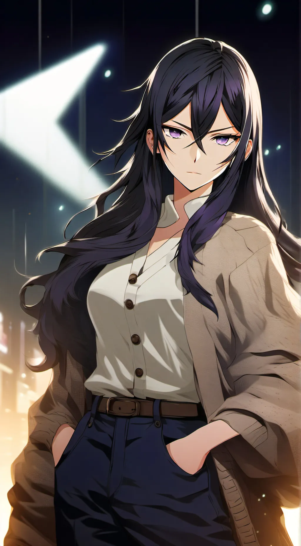 ai character: Misaki Oreki background