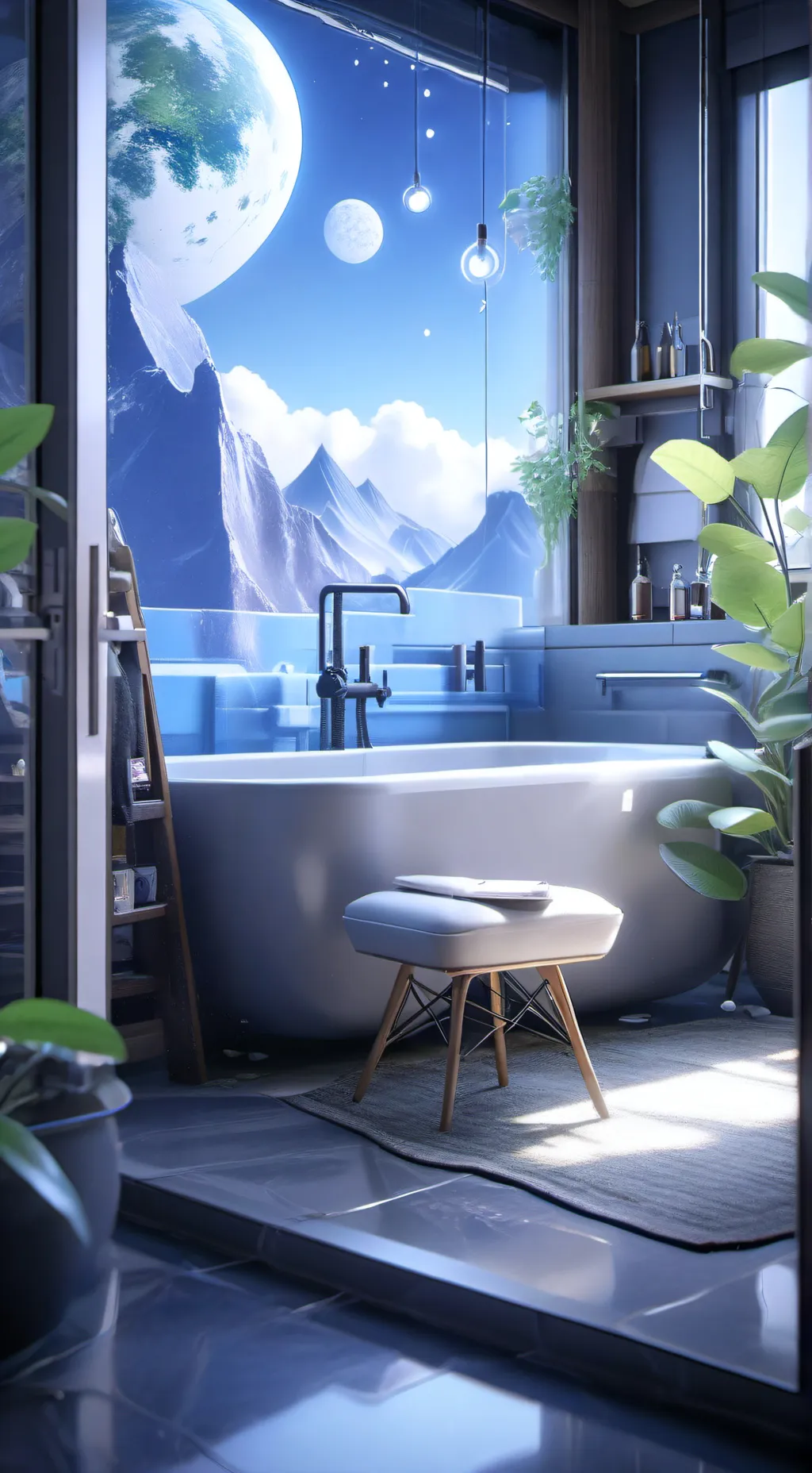 ai character: test background