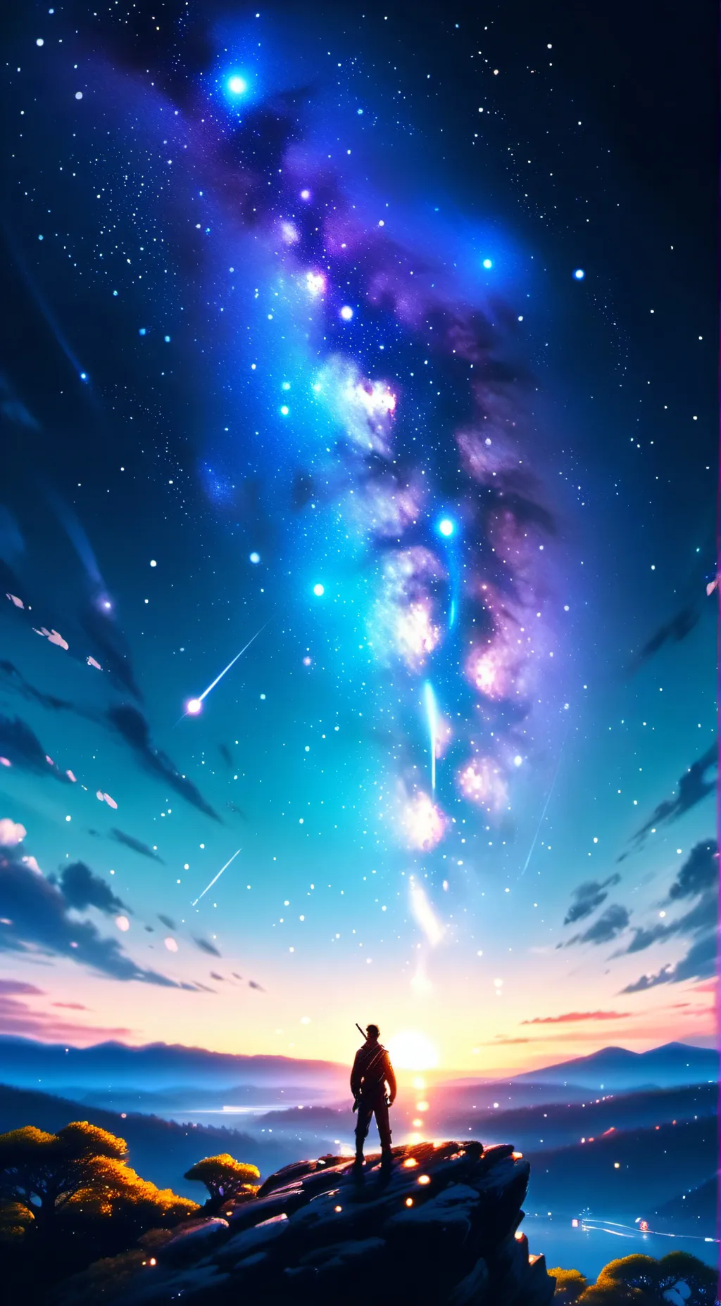 ai character: Santi  background