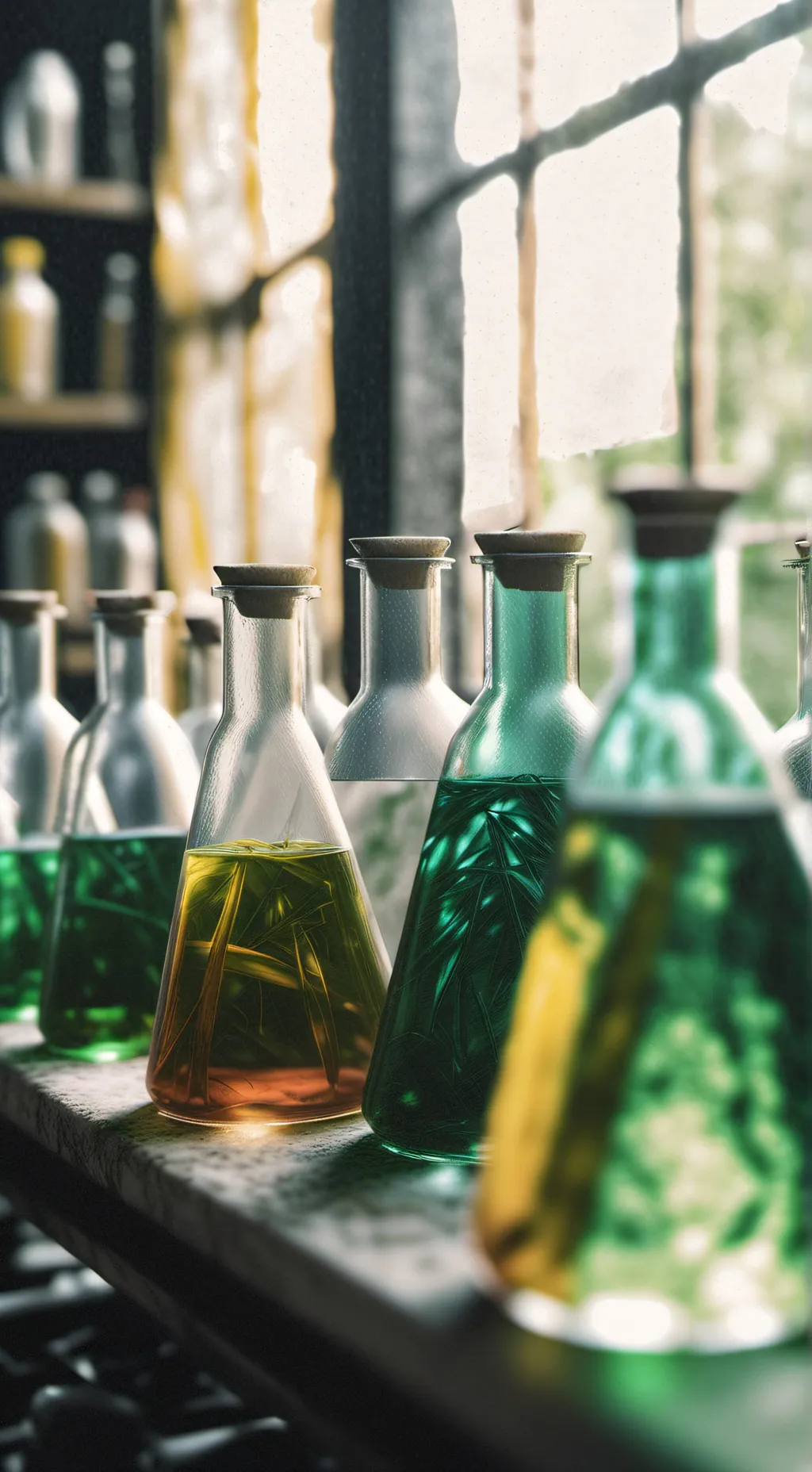 ai character: Dandys labrotory background