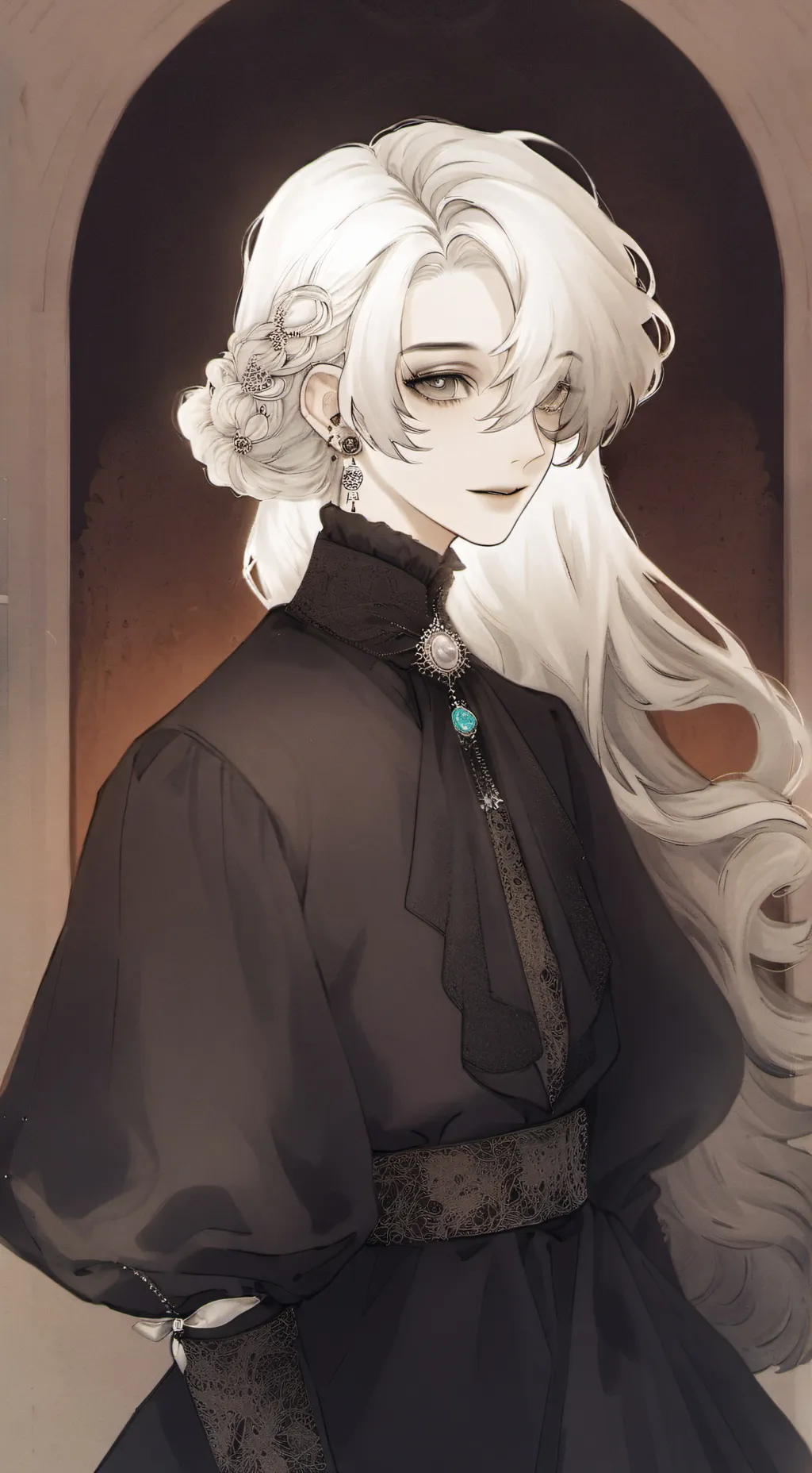 ai character: Makanm background