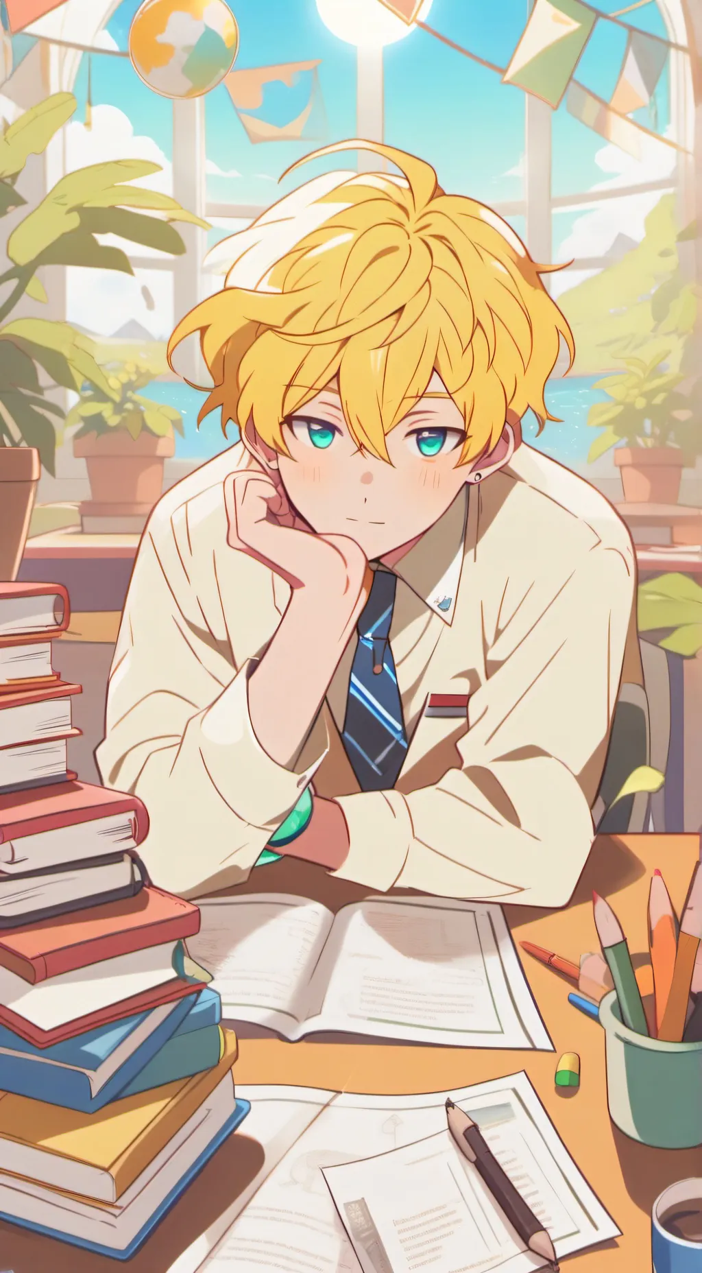 ai character: Carson (BL) background