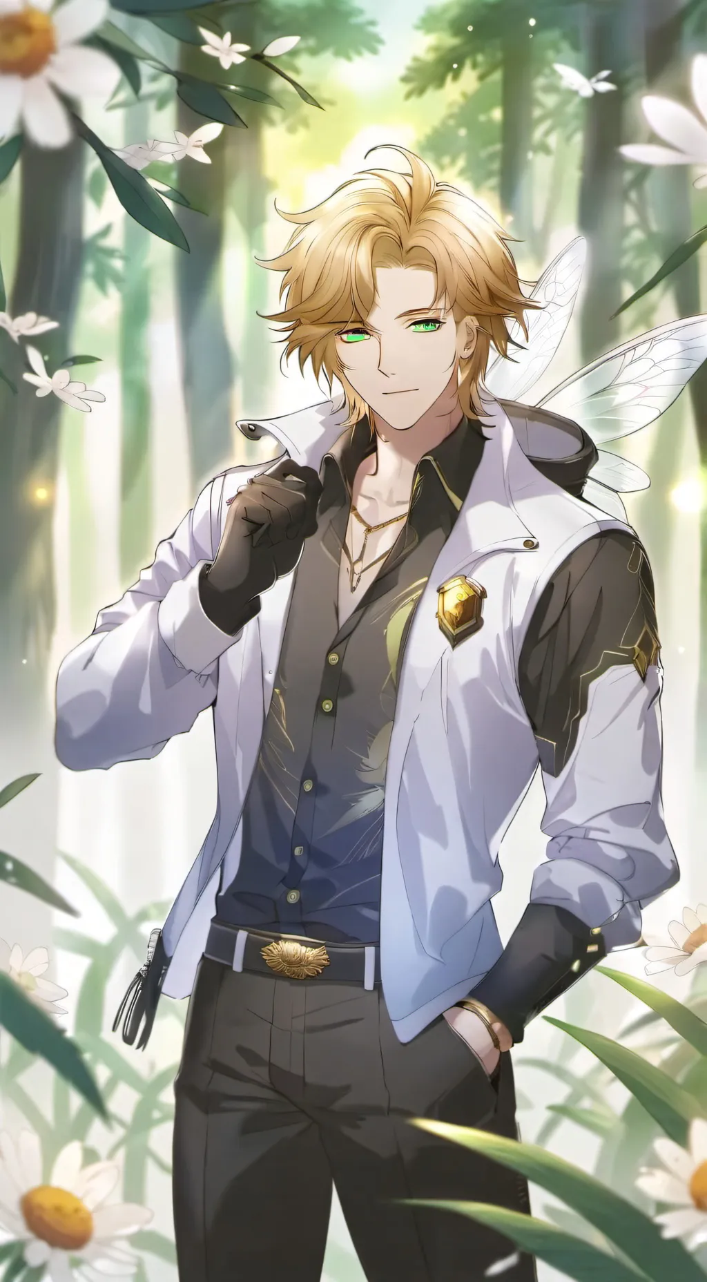 ai character: Sebastian  background