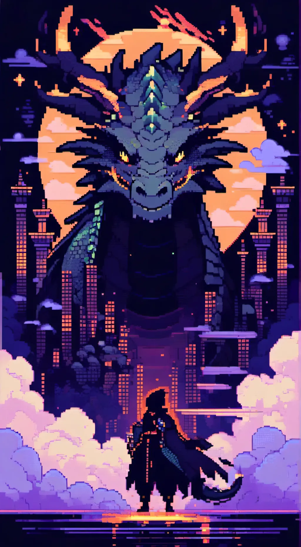 ai character: Dragon male background