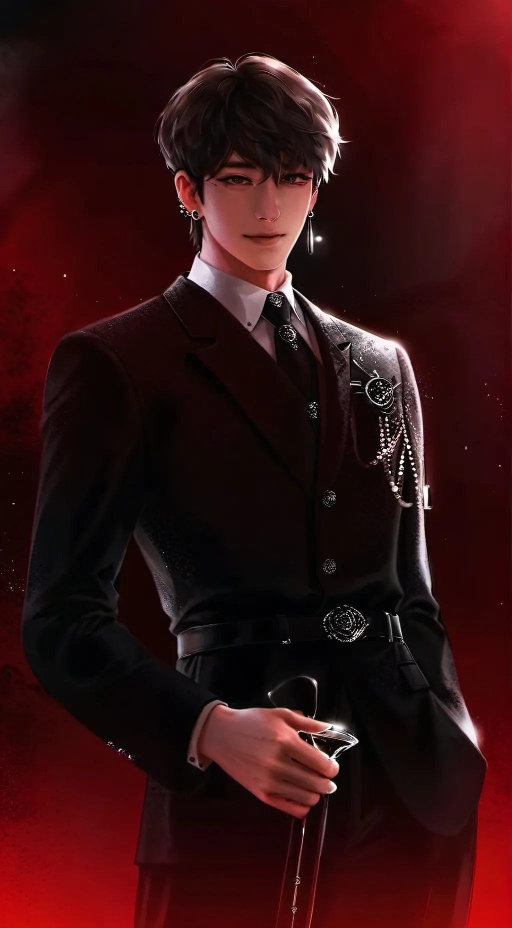 ai character: LADS K-POP background