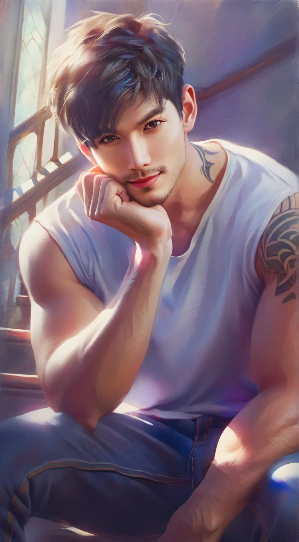 ai character: Noah background