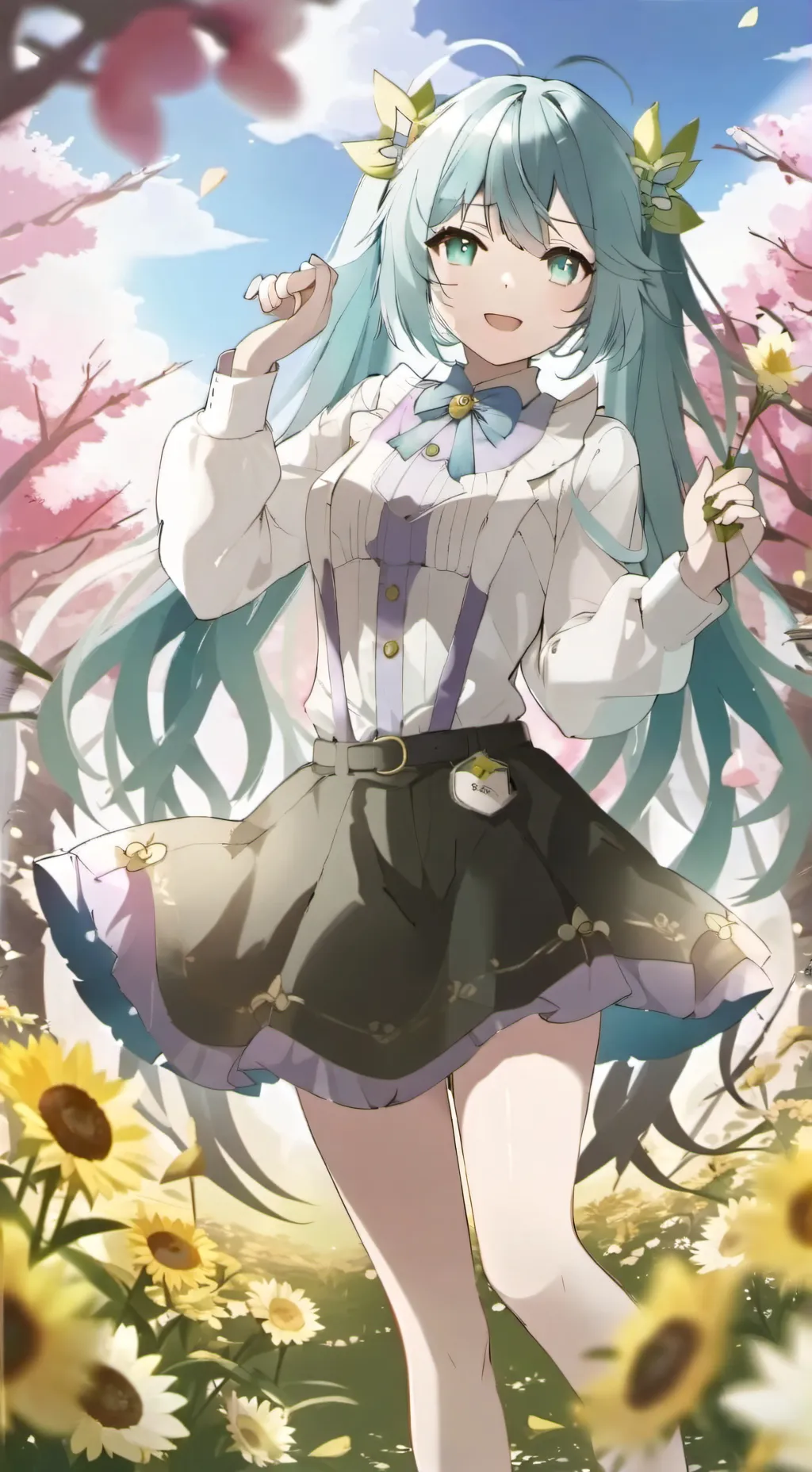 ai character: Hatsune Miku  background