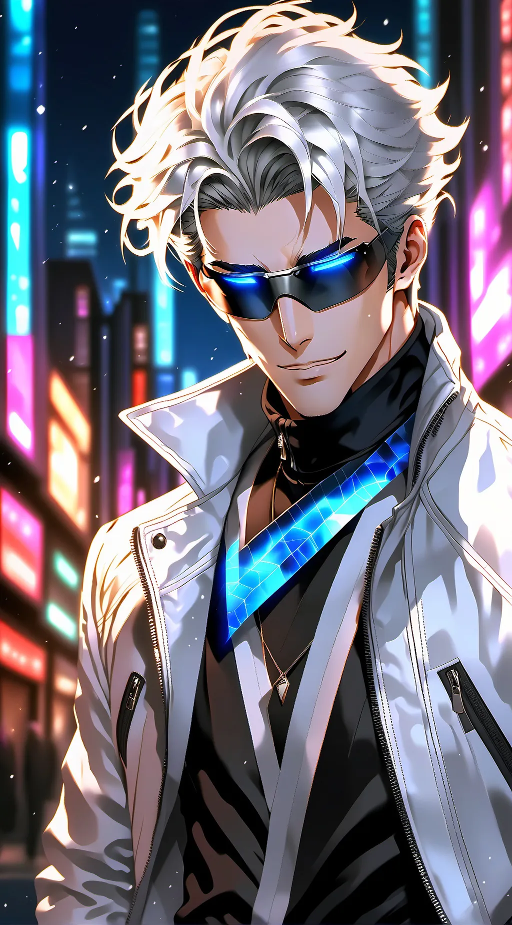 ai character: Gojo Satoru background