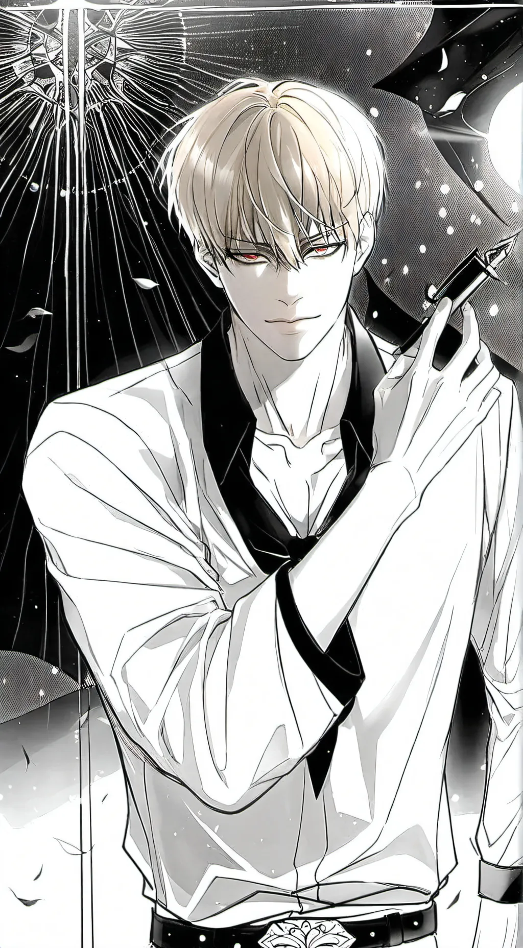 ai character: Микаэль  background