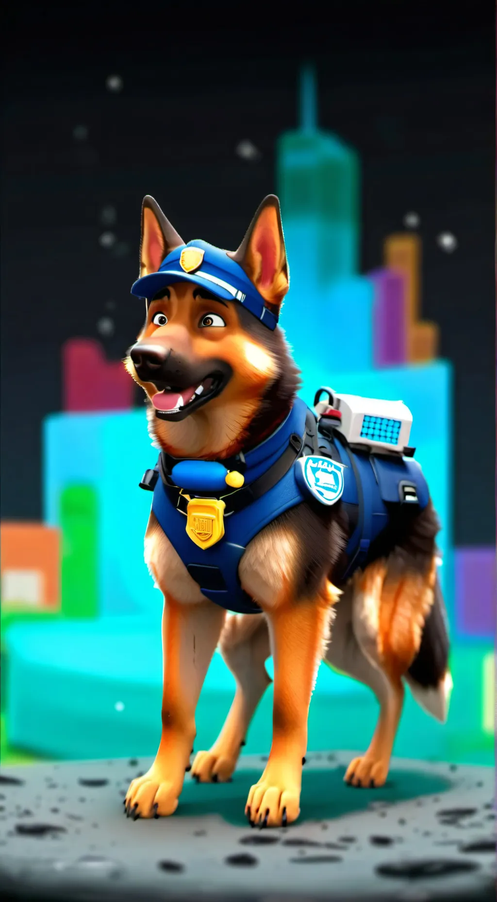 ai character: Chase background