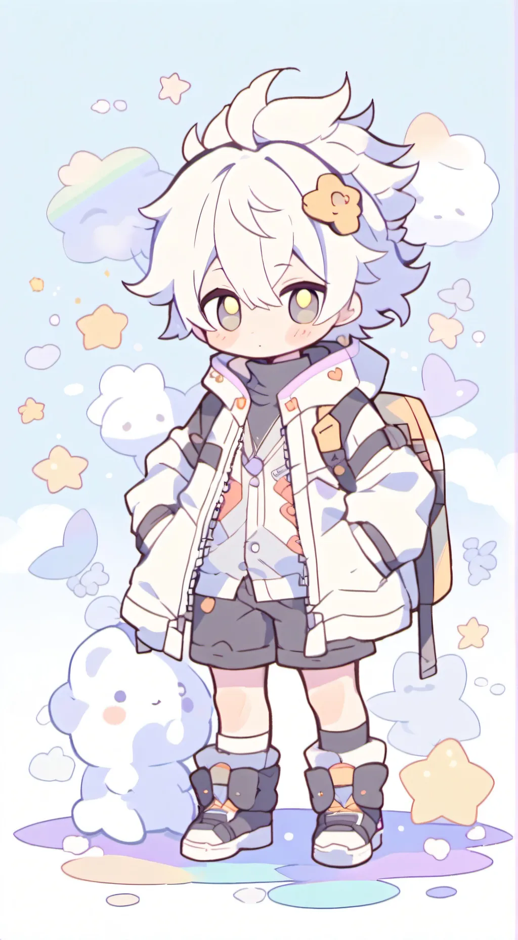 ai character: bakudeku✨ background