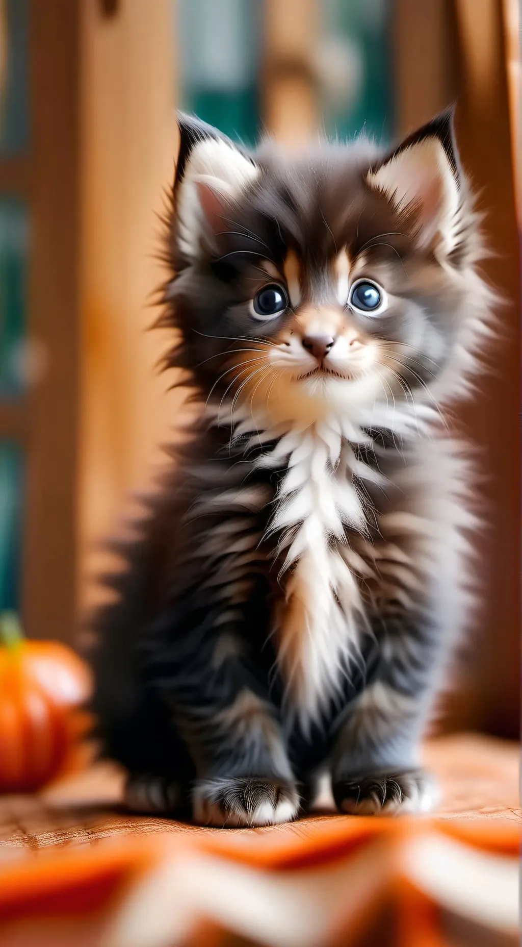 ai character: Mha kitten background