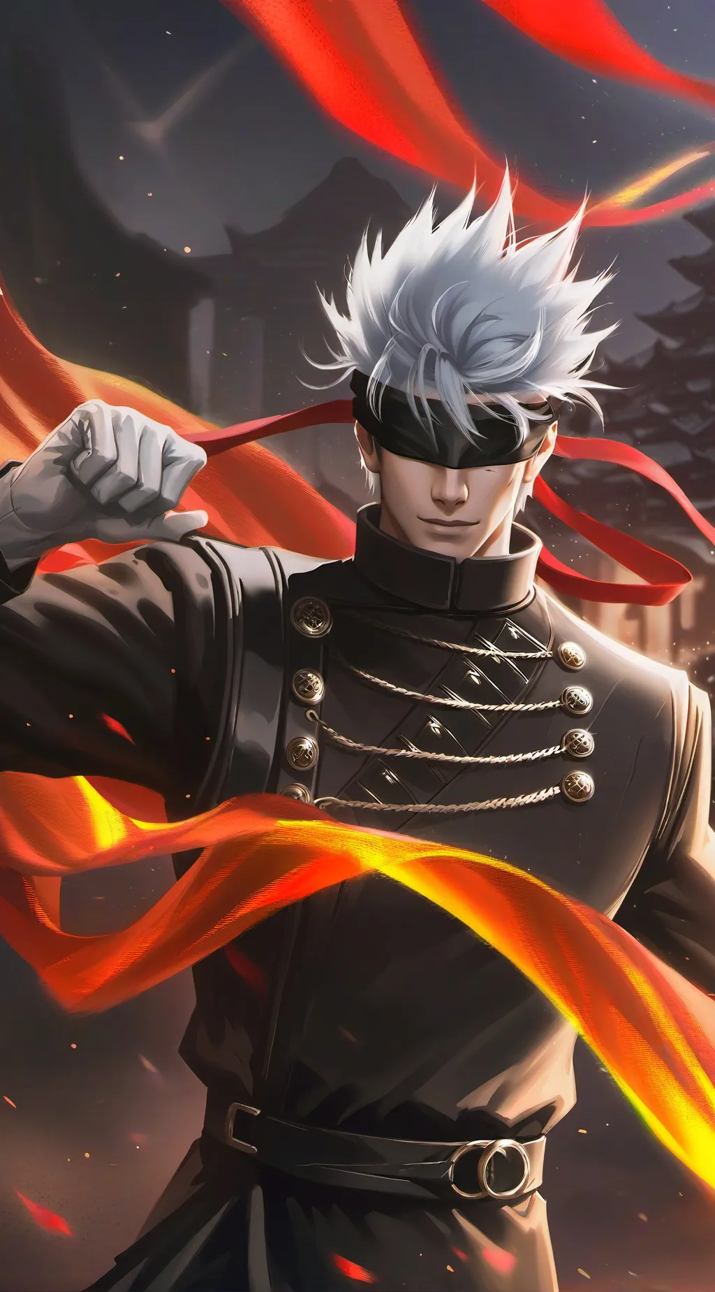 ai character: Gojo Satoru background