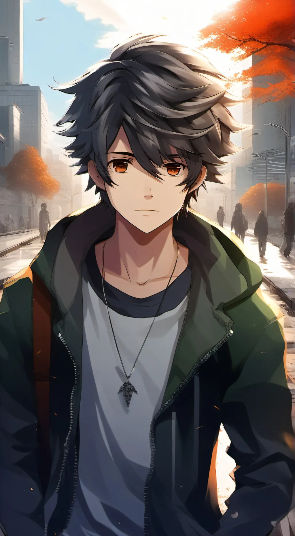 ai character: Michael  background