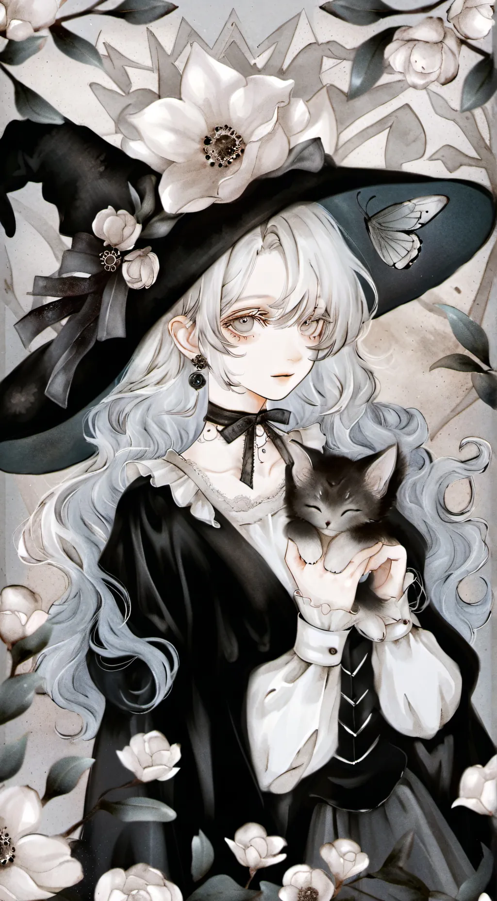 ai character: la petite chatte background