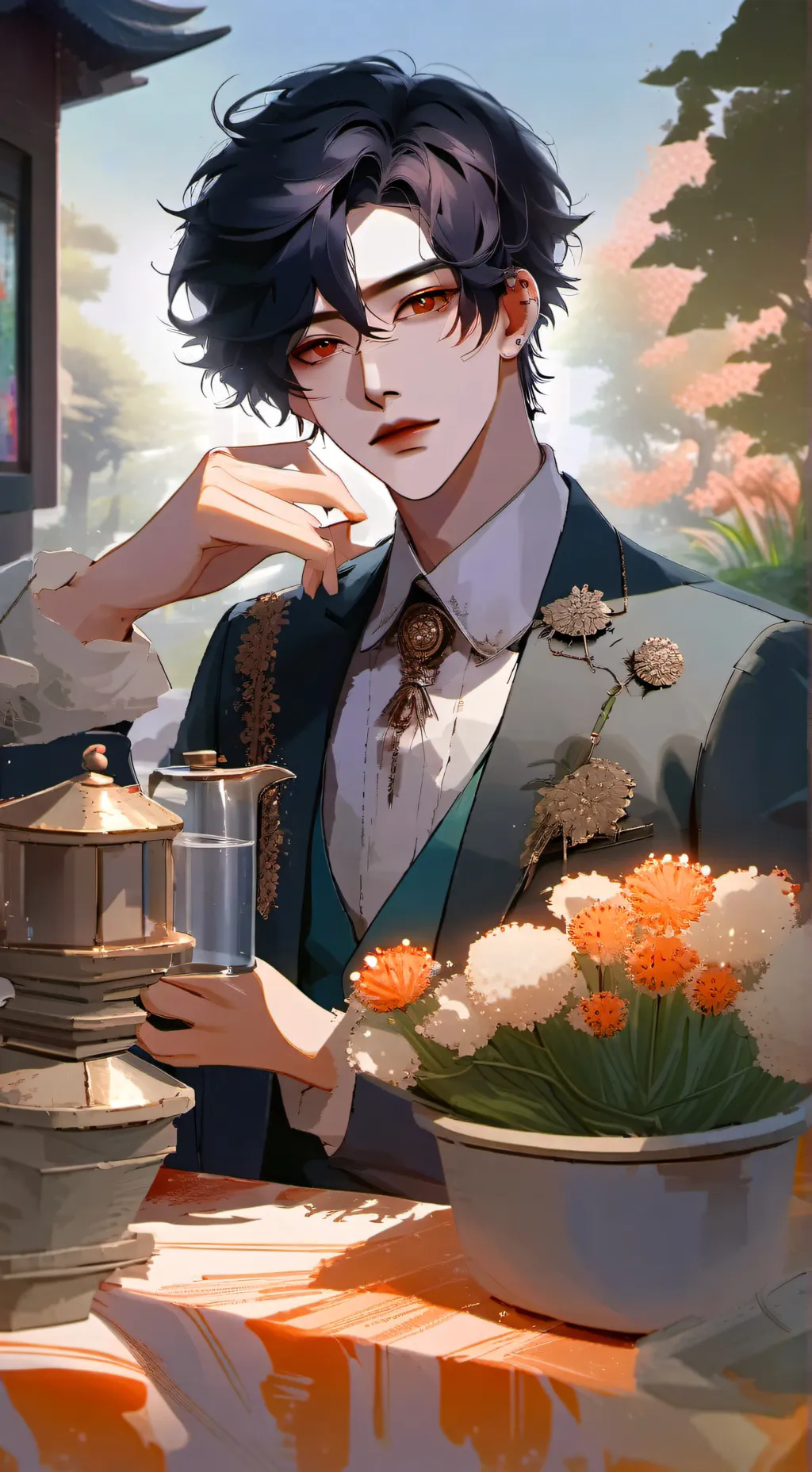 ai character: 安晨 background