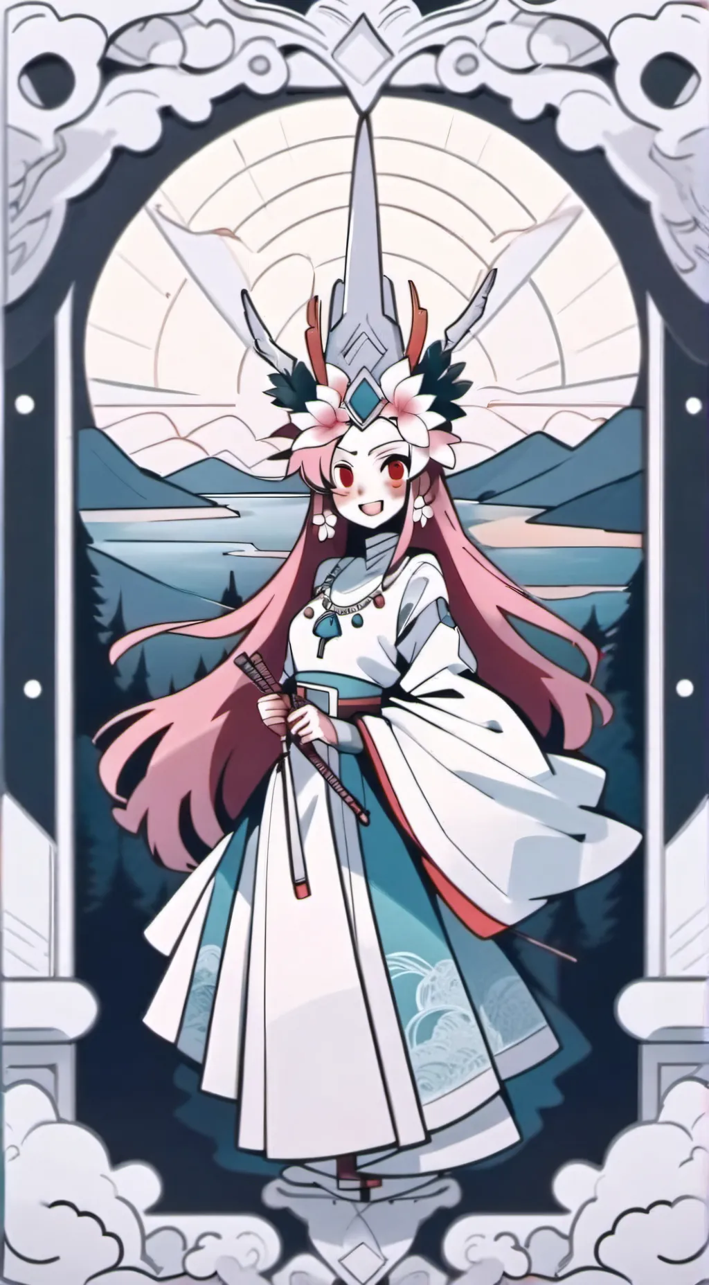 ai character: CHILD x background