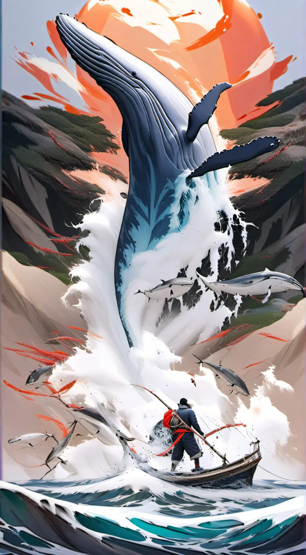 ai character: sirène  background