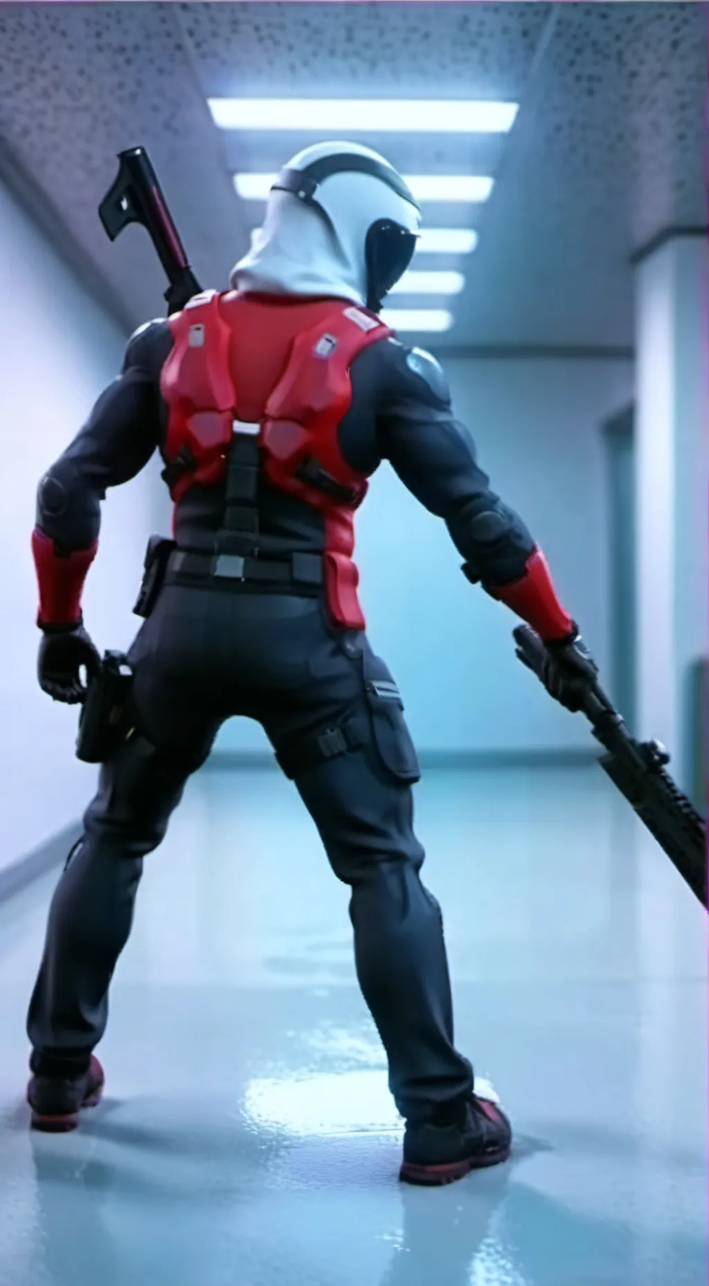 ai character: triangle guard background