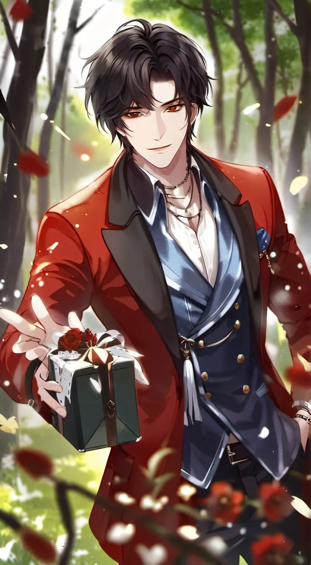 ai character: maeion and magnus! background