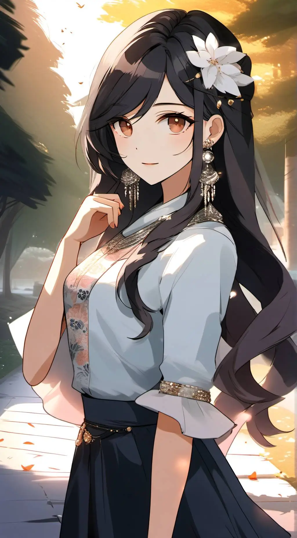 ai character: rizz her up background