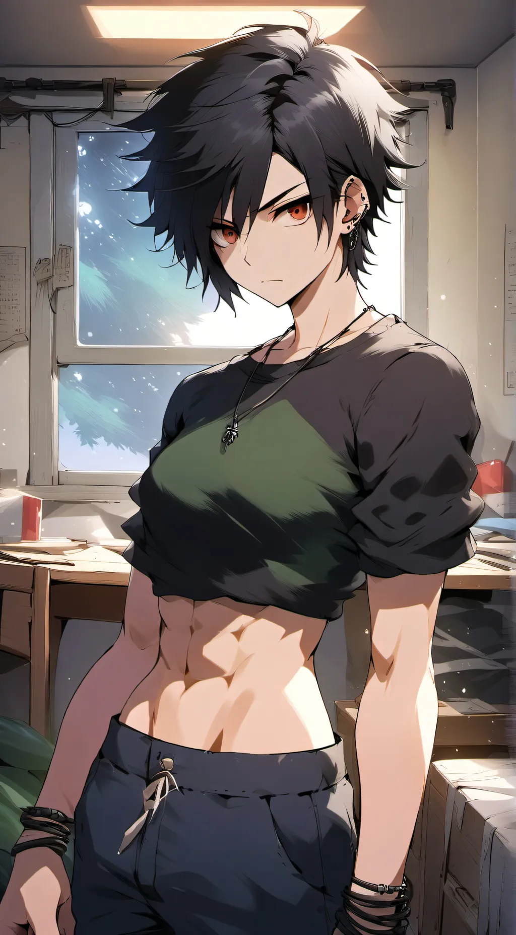 ai character: Ray background