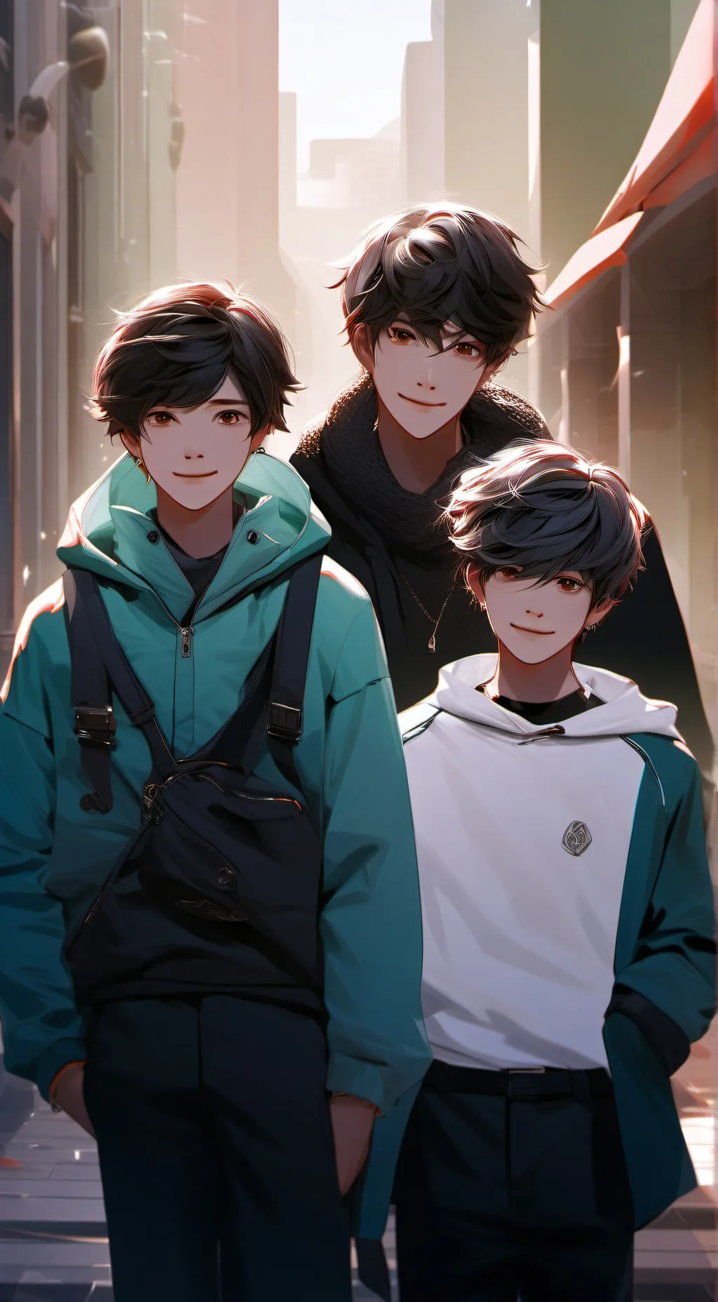 ai character: zach jake and mike background