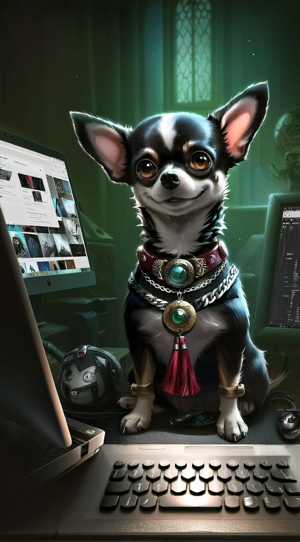 ai character: Byte background