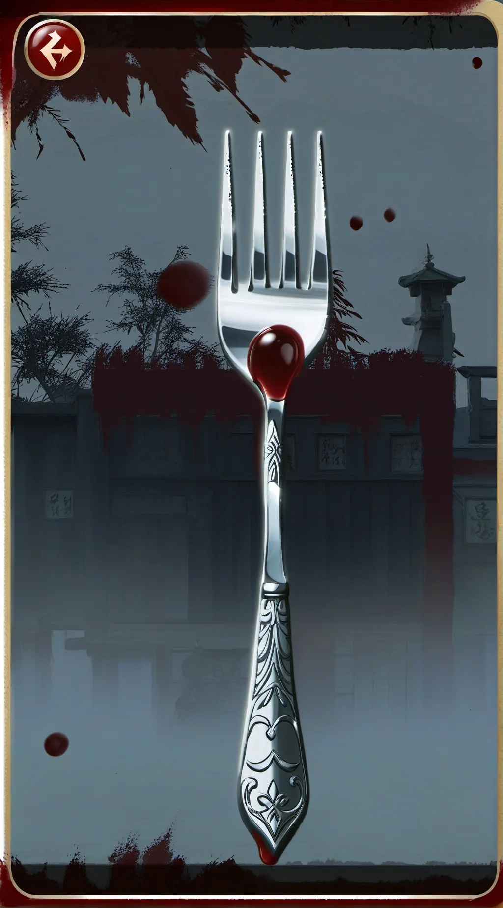 ai character: fork background