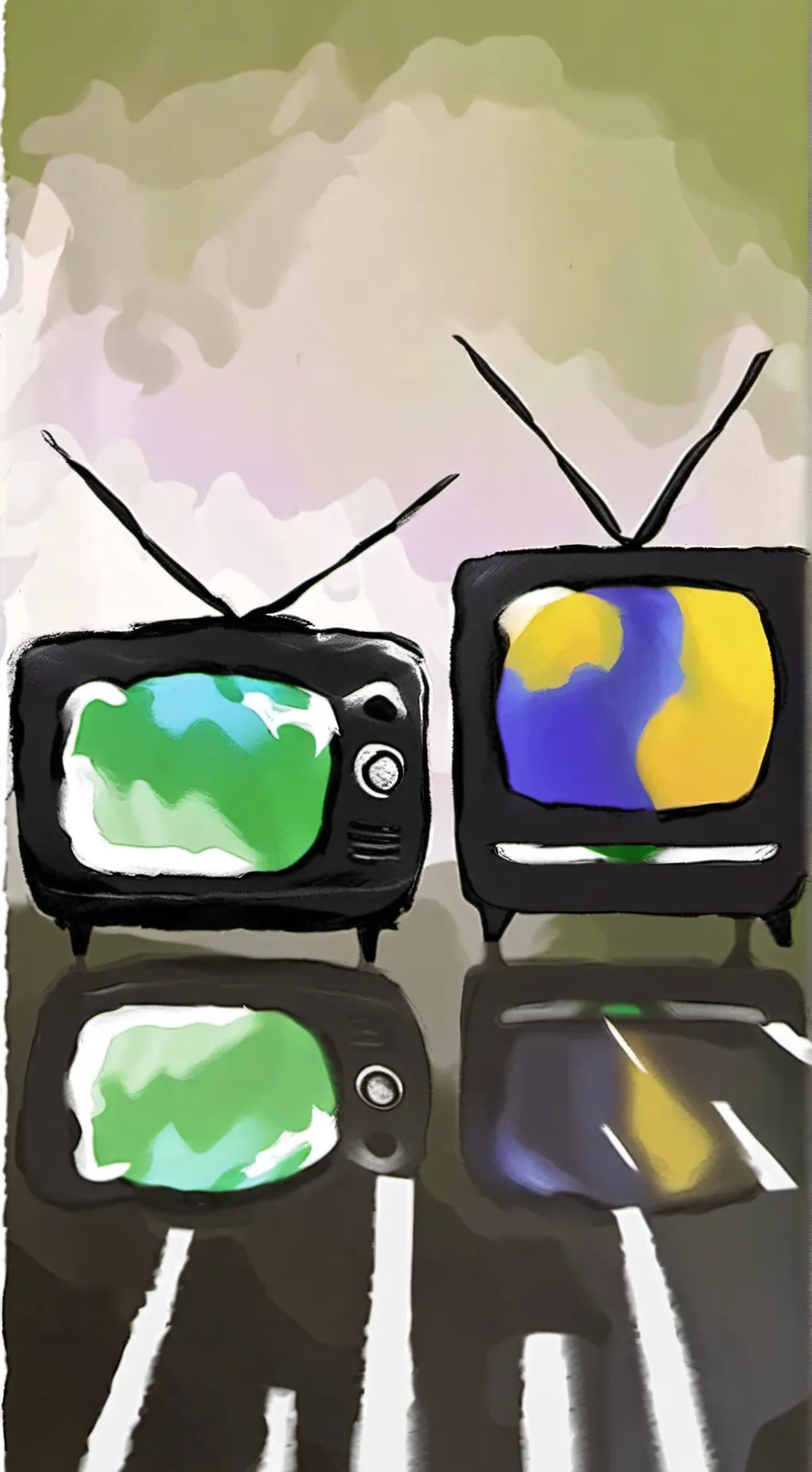 ai character: vee and vox :3 background