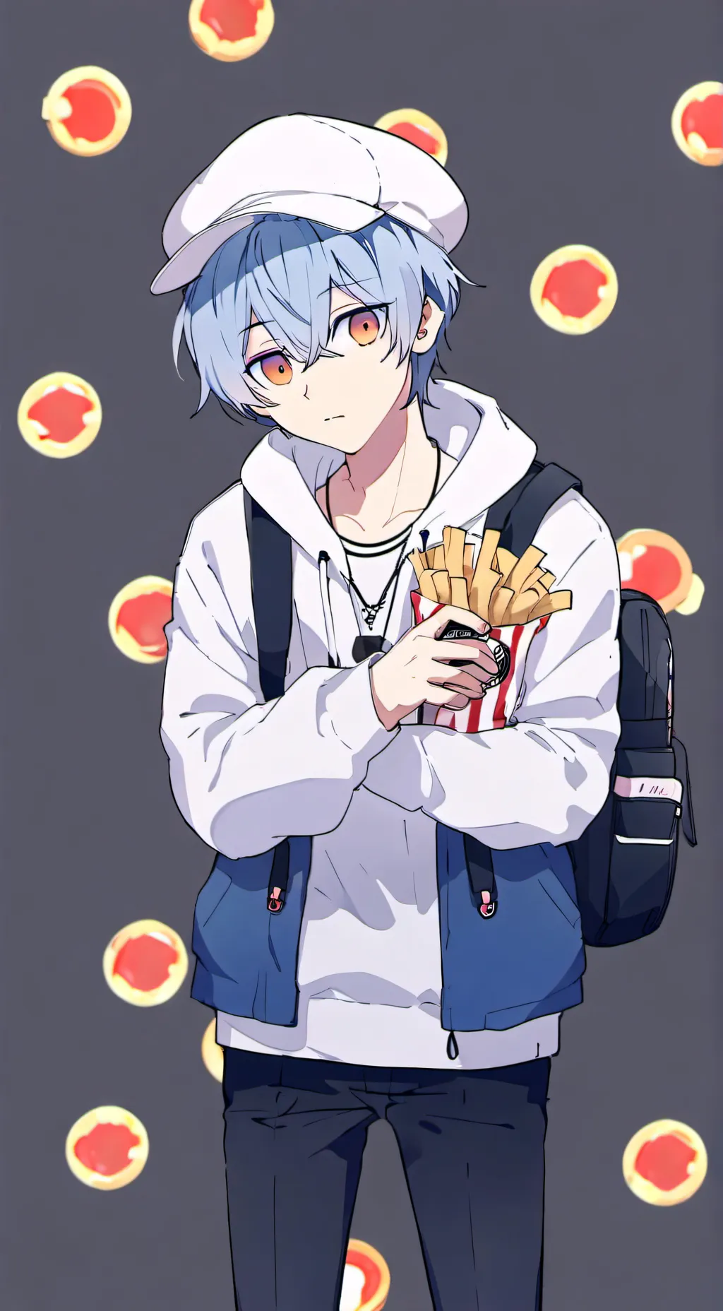 ai character: Luka regretevator  background