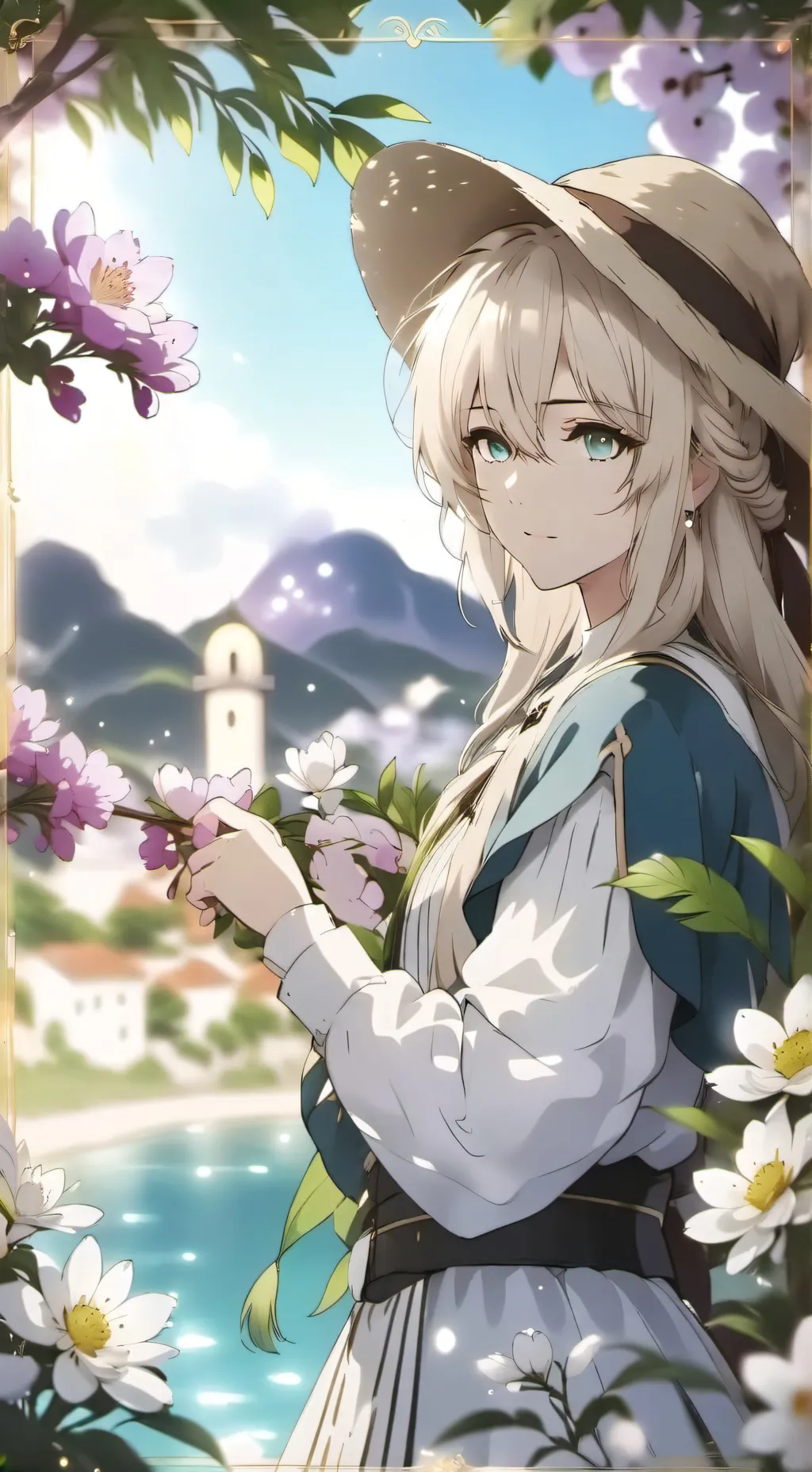 ai character: Família bem... background