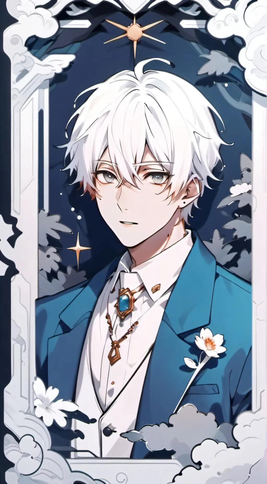 ai character: shoto todoroki  background