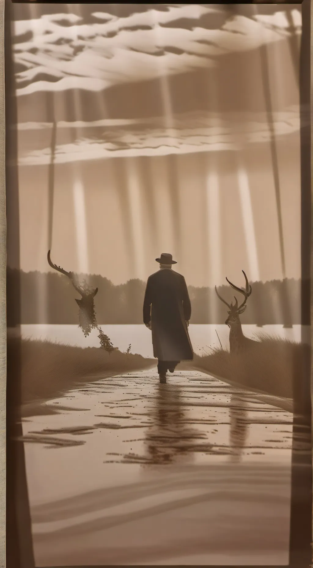 ai character: skz winter background