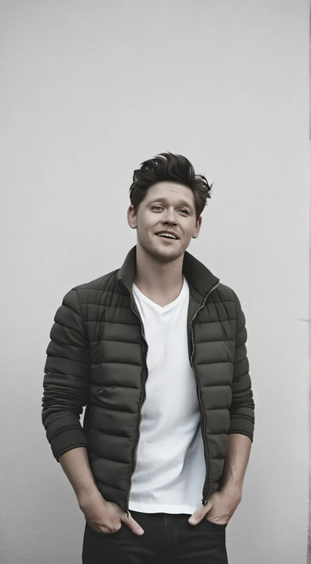 ai character: Niall Horan  background