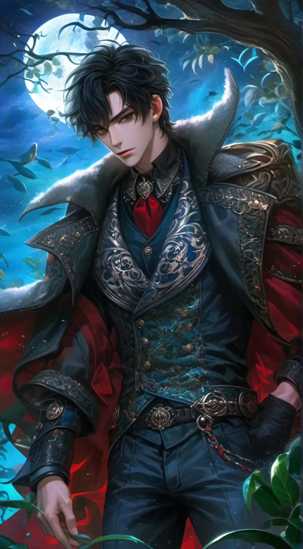 ai character: 🦇//ASH//🦇 background