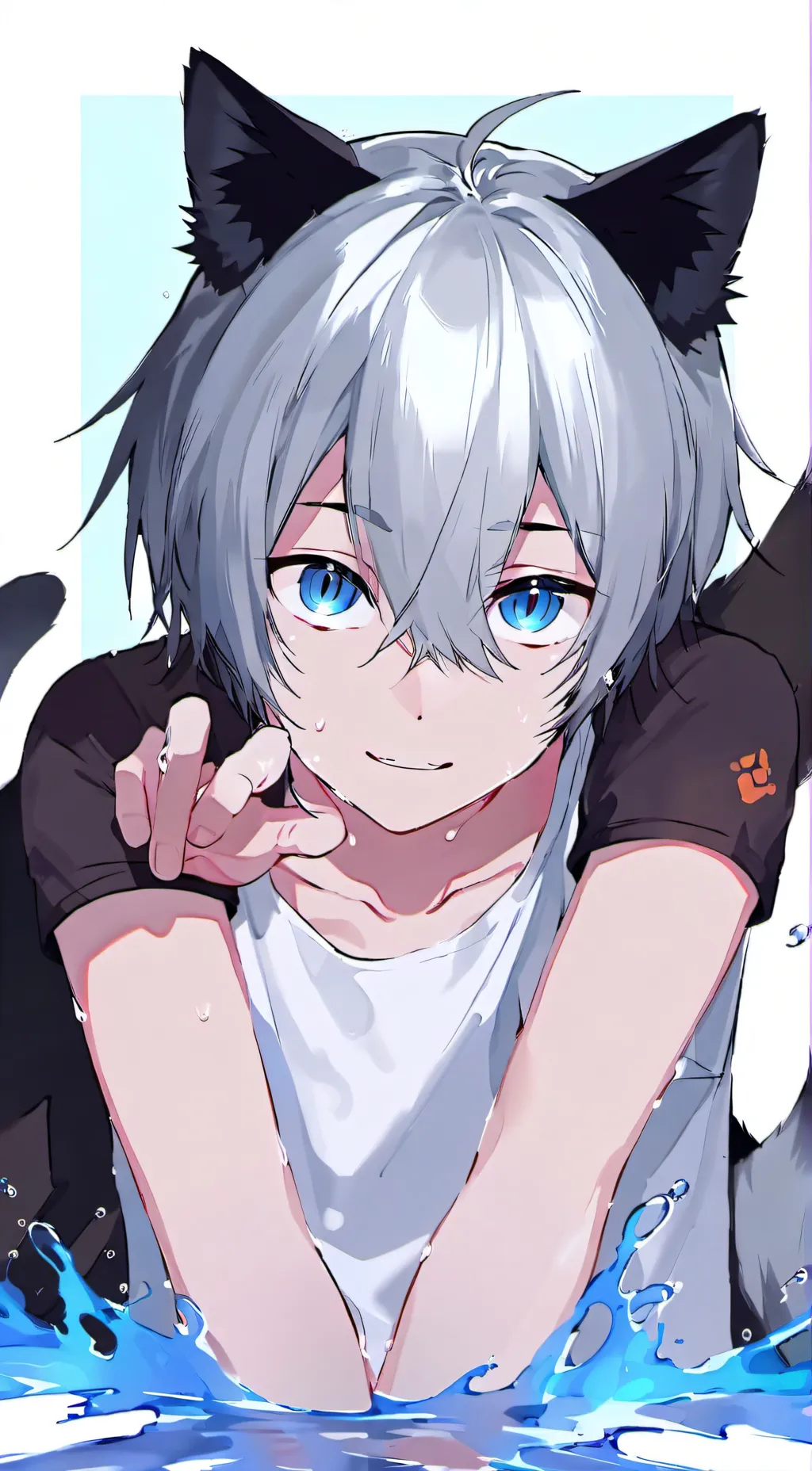 ai character: Bluey the Feline B background