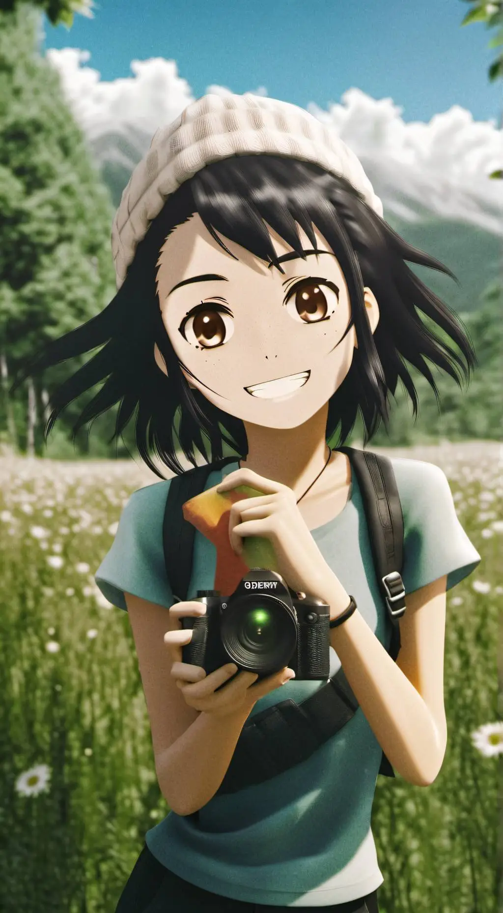 ai character: muitan yuitan 😆 background