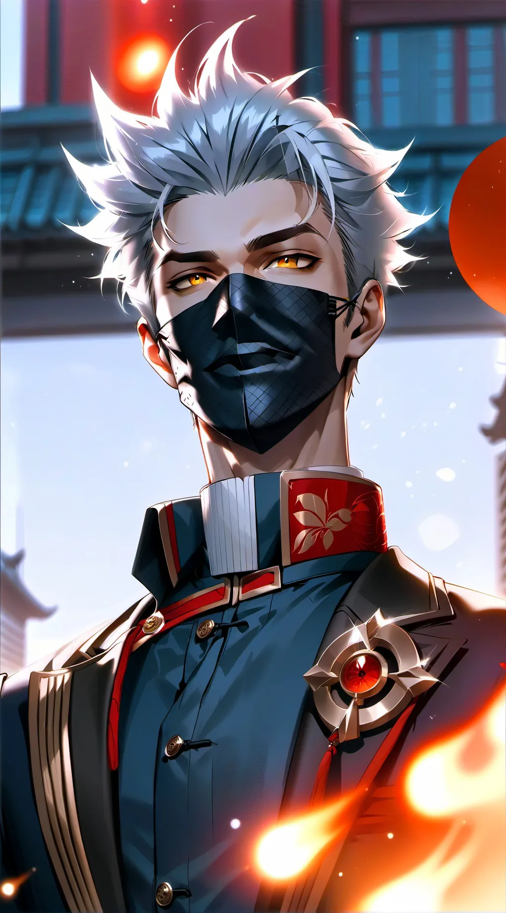 ai character: Gojo Satoru background