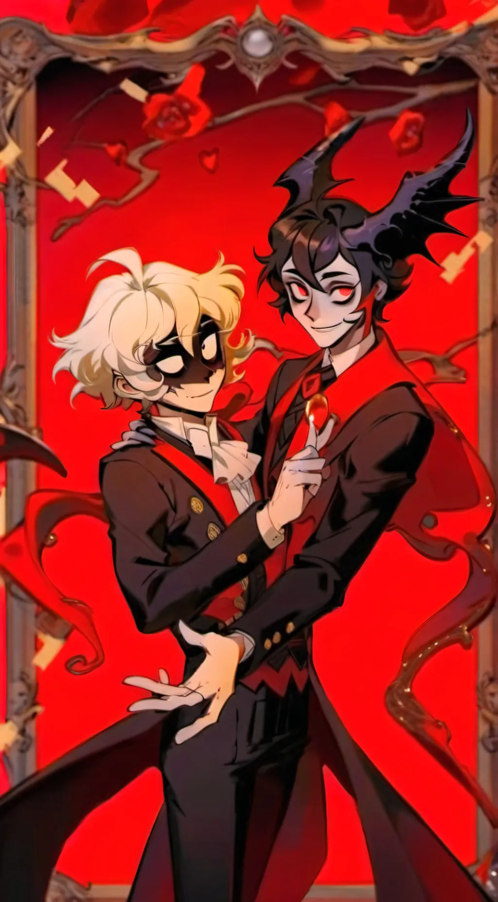 ai character: radioapple  background