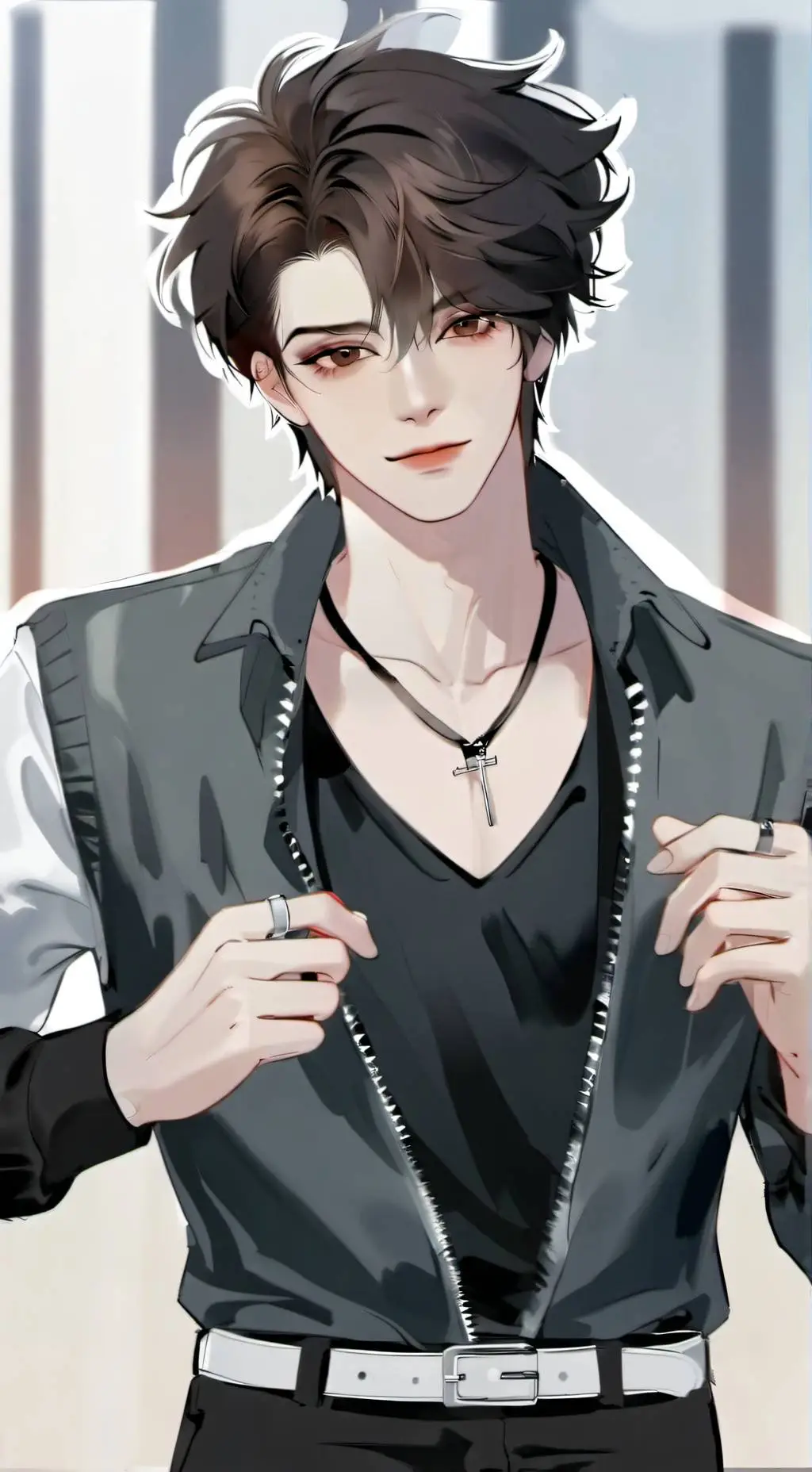 ai character: °• Mr ford •° background